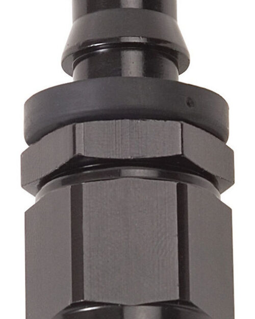 Twist-Lok Hose End #8 Str Black