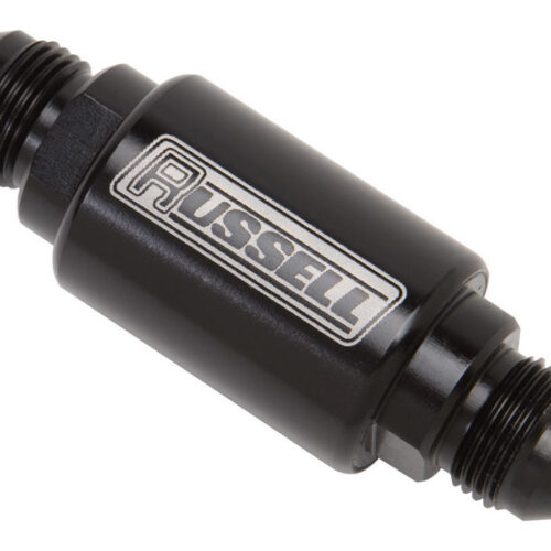 P/C #6 3in Fuel Filter - Black