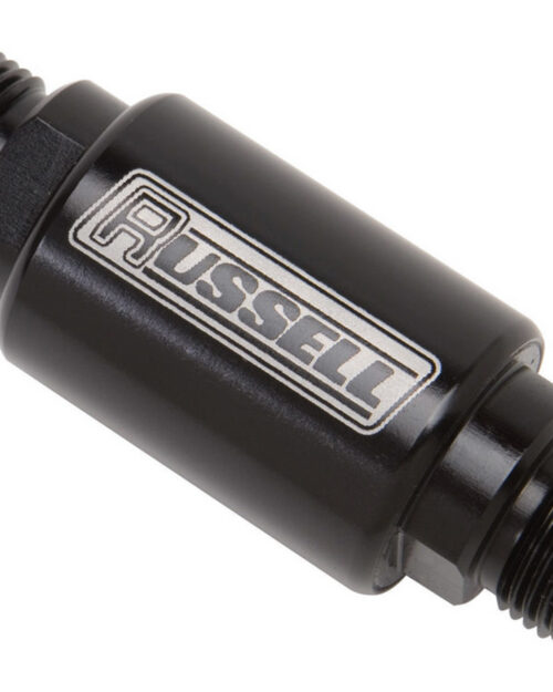 P/C #6 3in Fuel Filter - Black