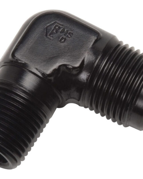 P/C #10 to 1/2 NPT 90 Deg Adapter Fitting