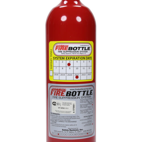 Fire Suppression Bottle Only 5lb NOVEC 1230