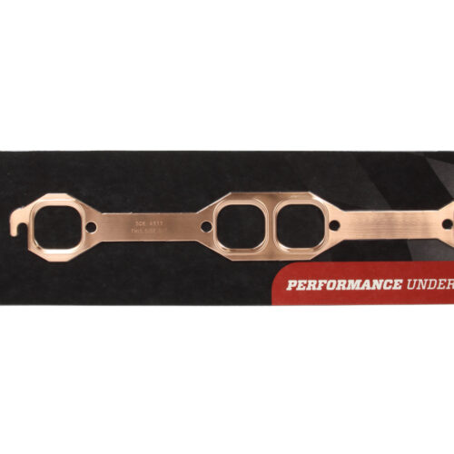 18 Degree SBC Copper Embossed Exhaust Gasket