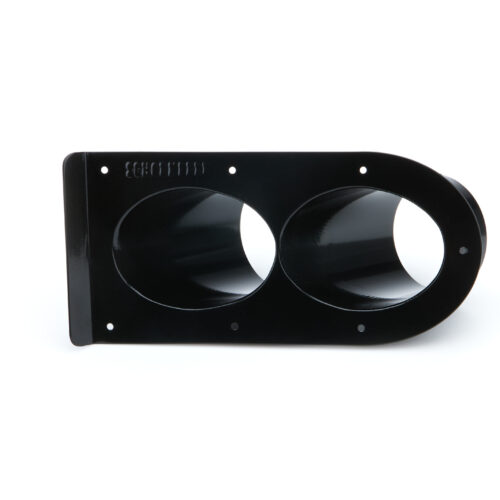 Tail Pipe Saver 3in Dual 45deg Black