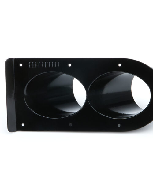 Tail Pipe Saver 3in Dual 45deg Black