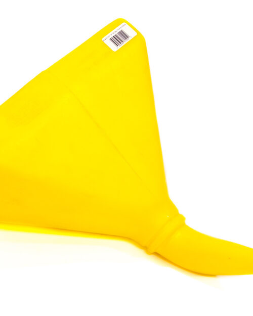 Funnel - 14in 45 Deg. D-Shape Yellow
