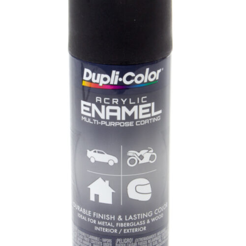 Flat Black Enamel Paint 12oz