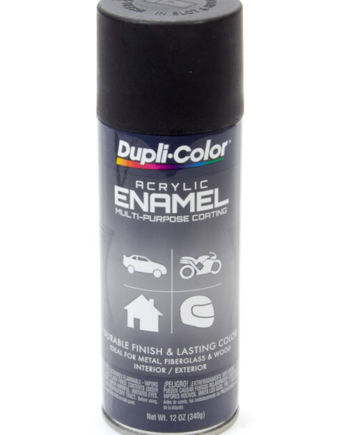 Flat Black Enamel Paint 12oz