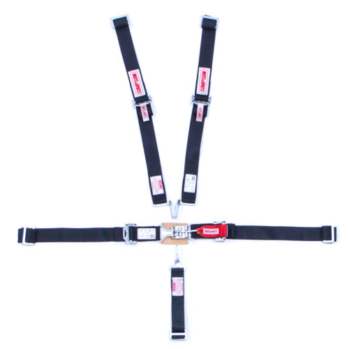 5-pt Harness System Jr Wrap Around BK