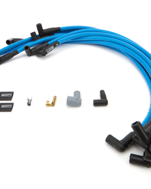 SBC Spark Plug Wire Set 90-Degree - Blue