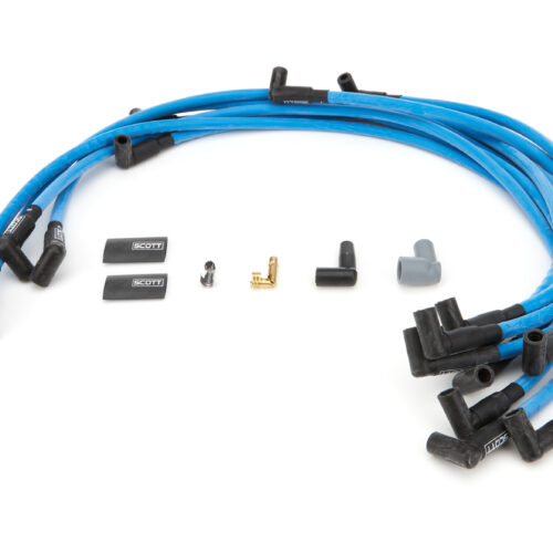 SBC Spark Plug Wire Set 90-Degree - Blue