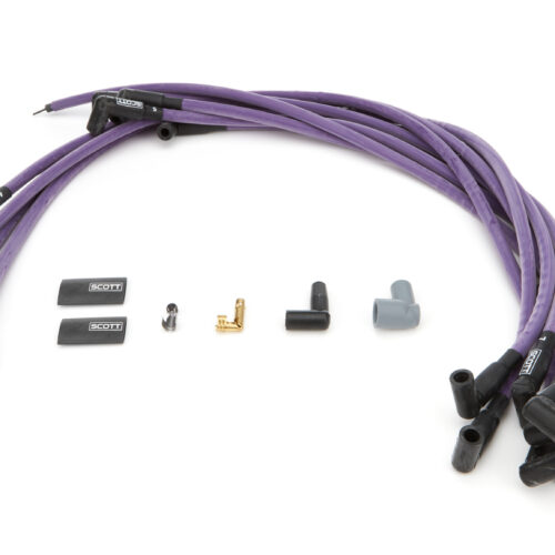SBC Spark Plug Wire Set 90-Degree - Purple