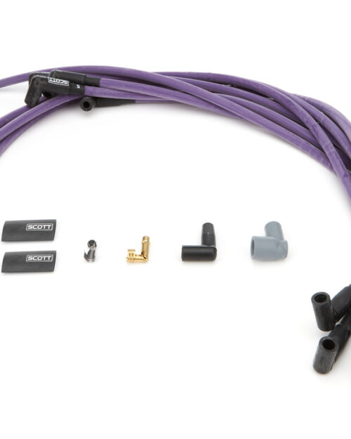 SBC Spark Plug Wire Set 90-Degree - Purple