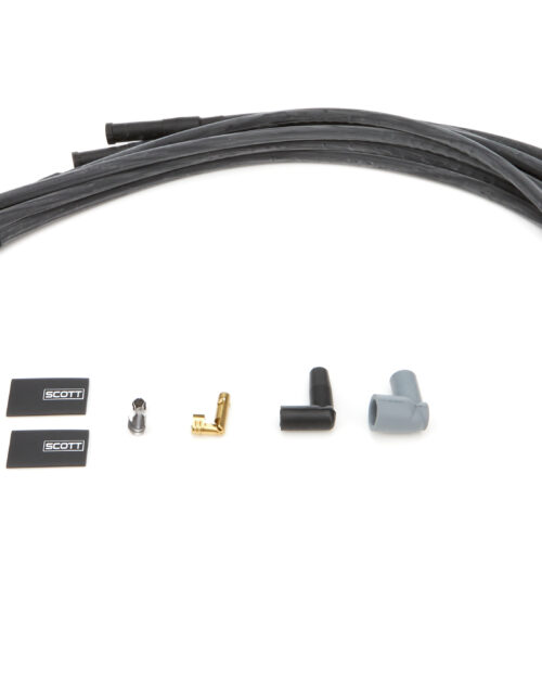 SBC Spark Plug Wire Set 180-Degree - Black