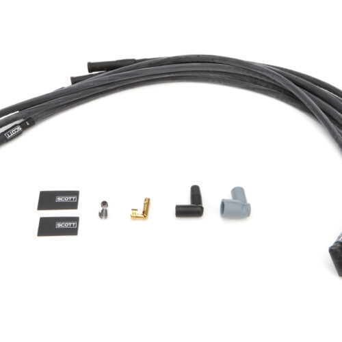 SBC Spark Plug Wire Set 180-Degree - Black