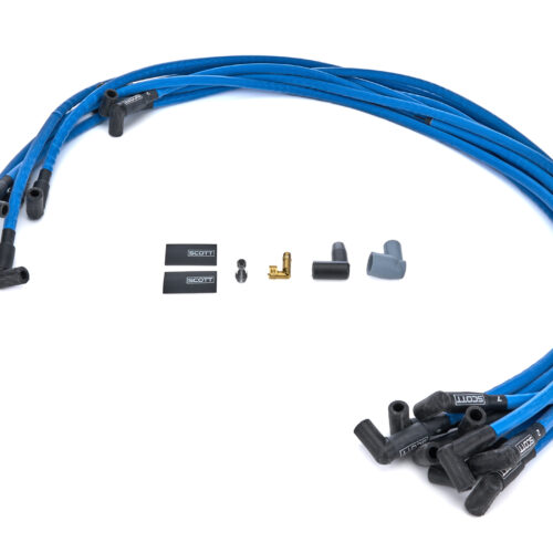 SBC Spark Plug Wire Set 90-Degree - Blue