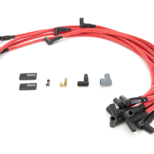 SBC Spark Plug Wire Set Red 604 Crate Engine