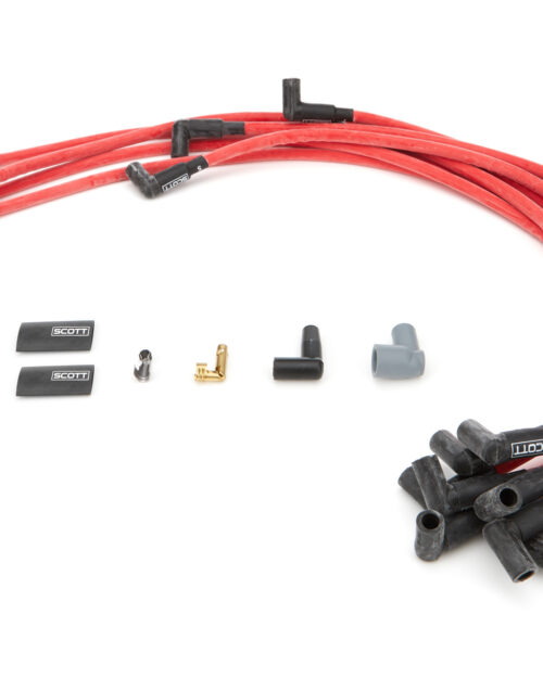 SBC Spark Plug Wire Set Red 604 Crate Engine