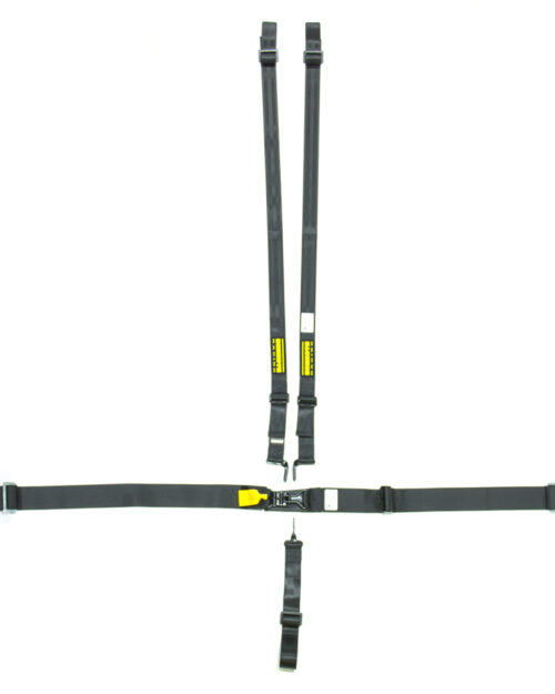 5pt Harness System SFI LatchLink Black HANS