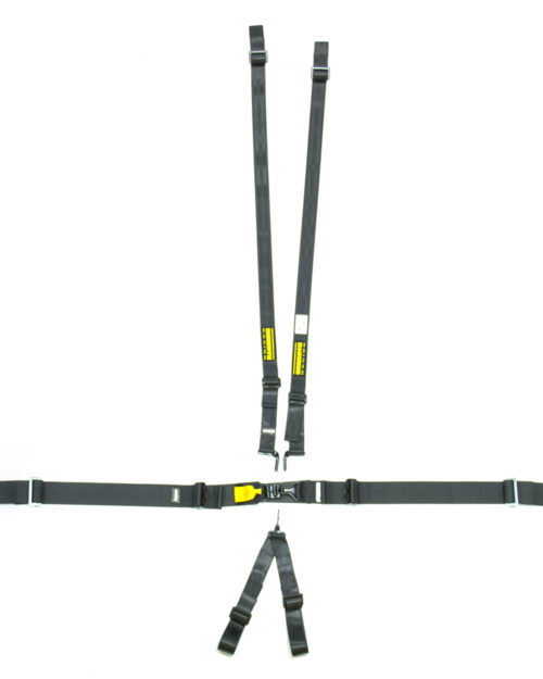 6pt Harness System SFI LatchLink Black HANS