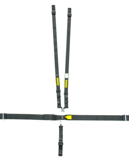 5pt Harness System SFI LatchLink Black HANS