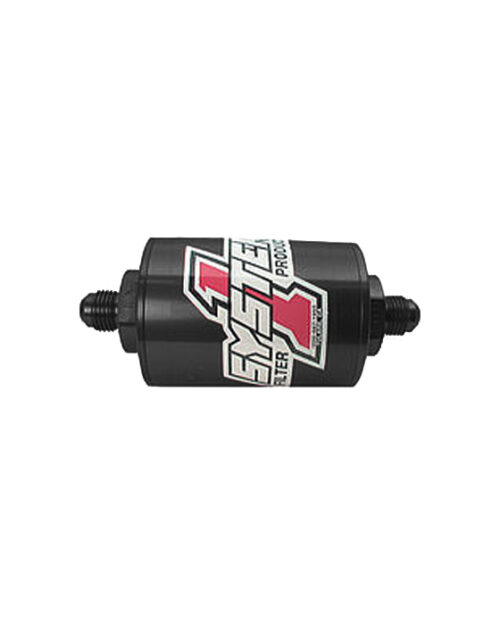 Pro Street Inline Fuel Filter - #6 Billet - Blk