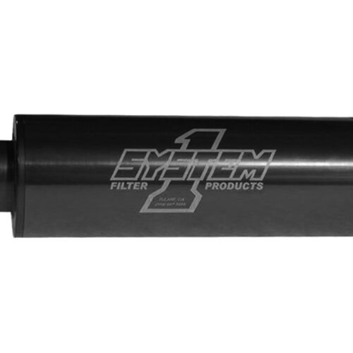 Inline Fuel Filter - #12 Billet - Black