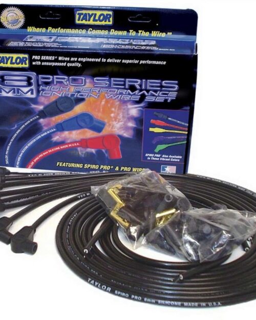 8mm Pro Wire 90 Degree BLACK