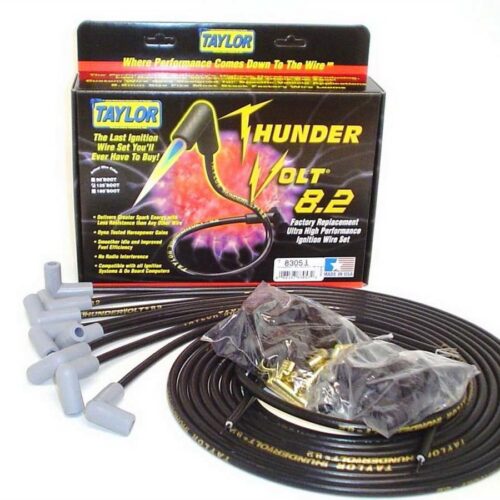 Univ Thundervolt Plug Wire Set 90 deg Black