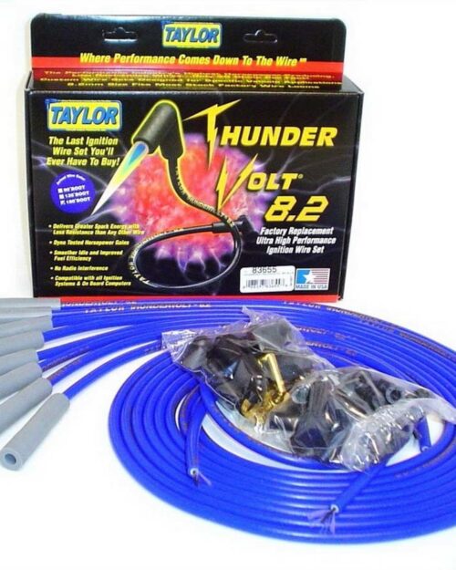Univ Thundervolt Plug Wire Set 180 deg Blue