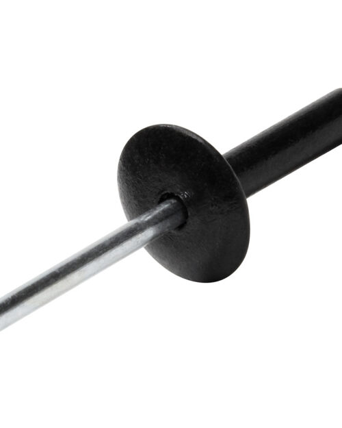Lg Hd Rivet Black 200pk