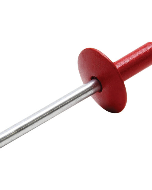 Lg Hd Rivet Red Alum 250pk