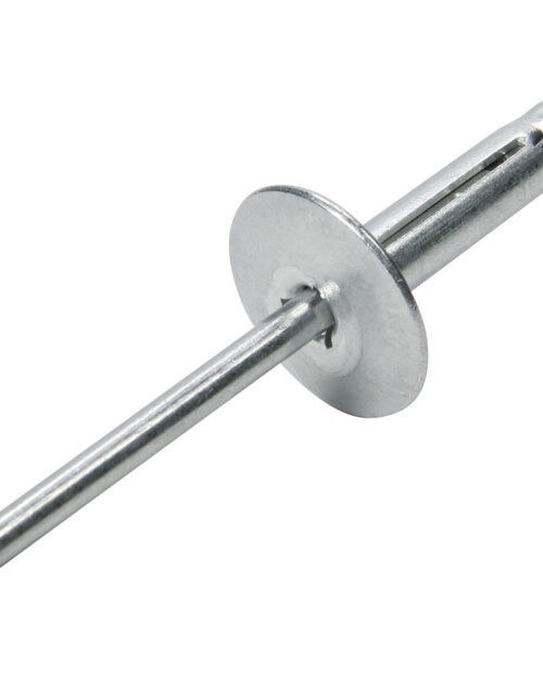 Lg Hd Rivet 250Pk Silver Flange Type Alum Mandrel