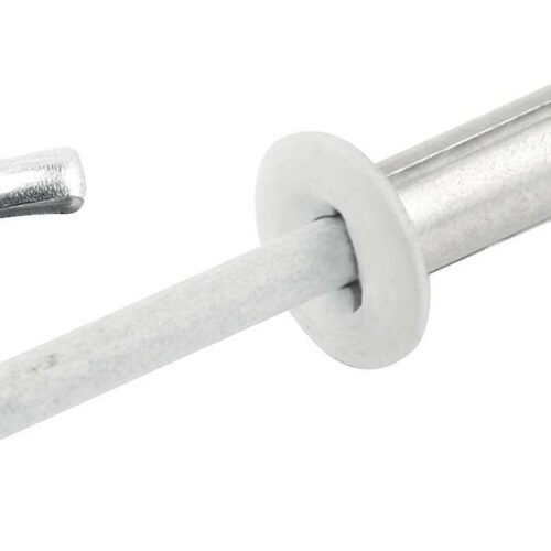 Sm Hd Rivet 250pk White Flange Type