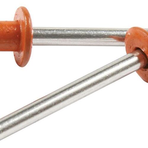 Sm Hd Rivet Orange Alum 250pk