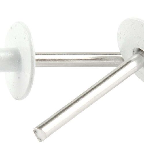 Lg Hd Rivet White Alum 250pk