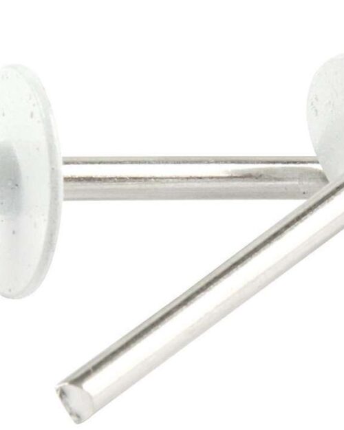 Lg Hd Rivet White Alum 250pk