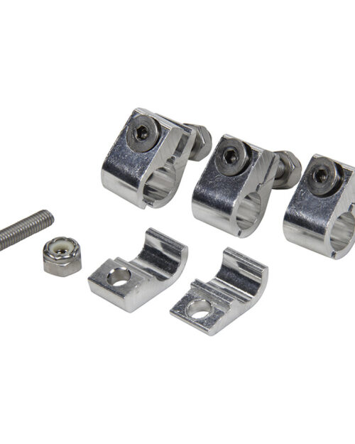 2pc Alum Line Clamps 3/8in 4pk