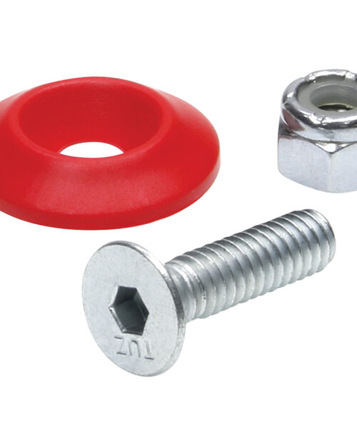 Countersunk Bolt Kit Red 50pk