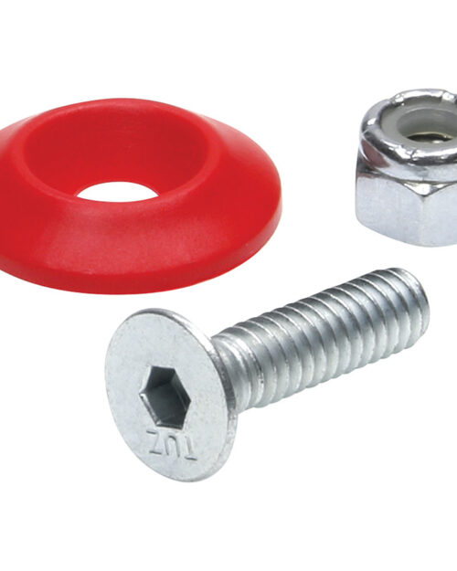 Countersunk Bolt Kit Red 10pk