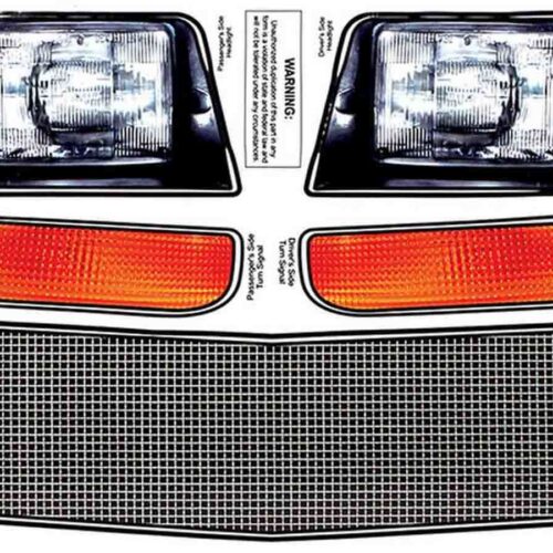 M/C SS Nose Decal Kit Mesh Grille 1983-88