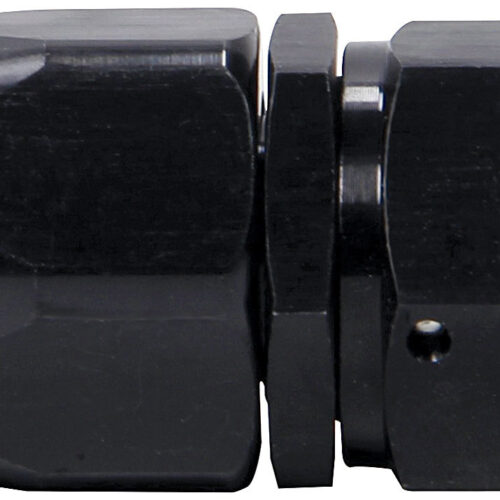 Hose End Straight -10 Black