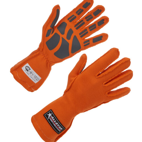 Driving Gloves SFI 3.3/5 Outseam D/L SM Orange