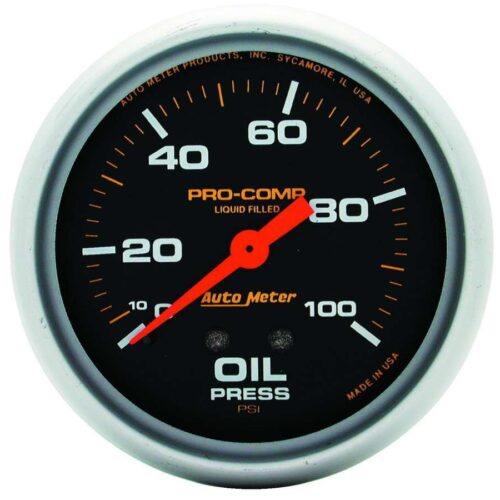 0-100 Oil Pressure Gauge