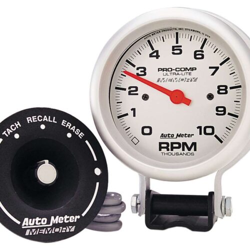 Ultra Lite 3 3/4in Silver Tach 10000 RPM