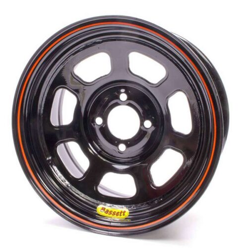 Wheel 14x7 D-Hole 4x100 4.0in BS Black