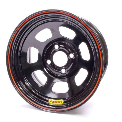 Wheel 14x7 D-Hole 4x4.25 in 3in BS Black