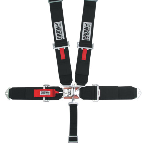 5-Pt Harness Small Latch Blk Bolt In Pull Down