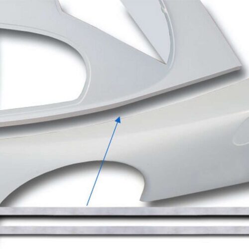 Backup Plate Kit Roof to Quarter Panel