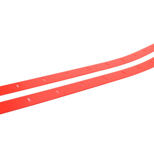 ABC Wear Strips Lower Nose 1pr Flresnt Red