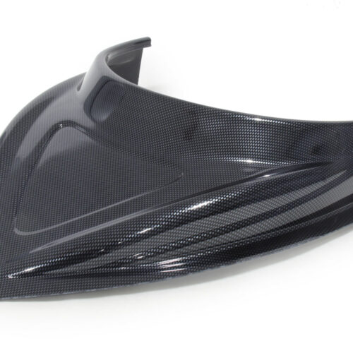 MD3 Hood Scoop 3in Tall Curved Carbon Fiber Look
